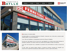 Tablet Screenshot of ferreteriabatlle.com